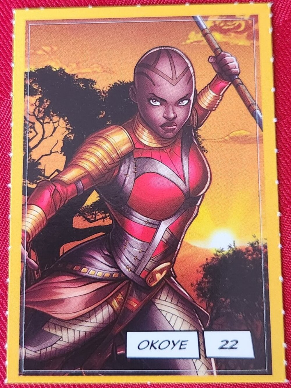 Loblaws Marvel Stickers - 22 Okoye - MAKE A BUNDLE!!
